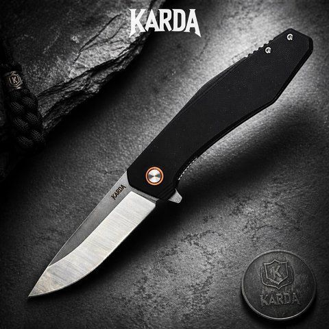 Ніж Складний Karda J130 Black 692 фото
