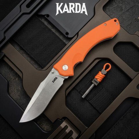 Ніж складаний Karda J331 Orange J331O фото