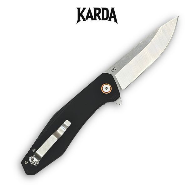 Ніж Складний Karda J130 Black 692 фото