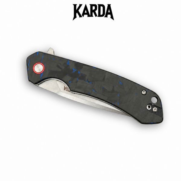 Ніж Складаний KARDA ATLAS J146 Carbon Blue J146B фото
