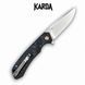 Ніж Складаний KARDA ATLAS J146 Carbon Blue J146B фото 3