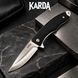 Ніж Складаний KARDA LISOVYK J018 Black J018B фото 1
