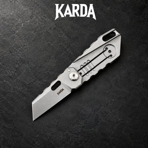 Ніж Складаний Брелок KARDA NEXUS J068 Titanium J068 фото