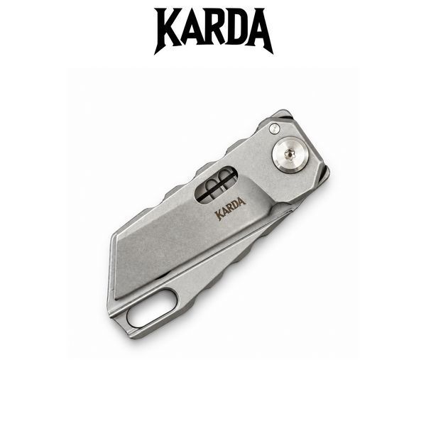 Ніж Складаний Брелок KARDA NEXUS J068 Titanium J068 фото