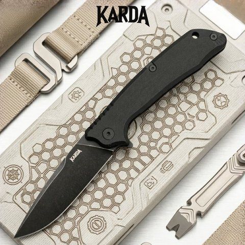 Ніж Складний Karda J011 Black 1529 фото