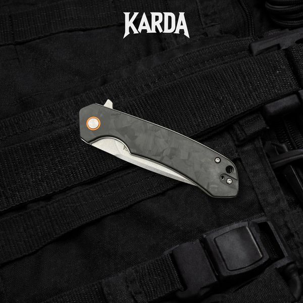 Ніж складний Karda J146 Carbon Black 1670 фото