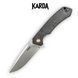 Ніж складний Karda J146 Carbon Black 1670 фото 6