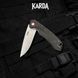 Ніж складний Karda J146 Carbon Red 1669 фото 2