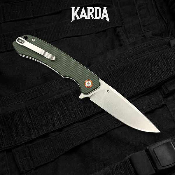 Ніж складний Karda J146 Linen Green 1667 фото