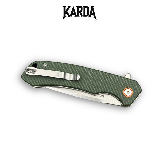 Ніж складний Karda J146 Linen Green 1667 фото