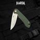 Ніж складний Karda J146 Linen Green 1667 фото 3