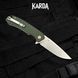 Ніж складний Karda J146 Linen Green 1667 фото 2