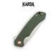 Ніж складний Karda J146 Linen Green 1667 фото 9