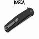 Ніж Складаний KARDA VELES J336 Black J336B фото 5