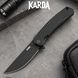 Ніж Складаний KARDA VELES J336 Black J336B фото 1