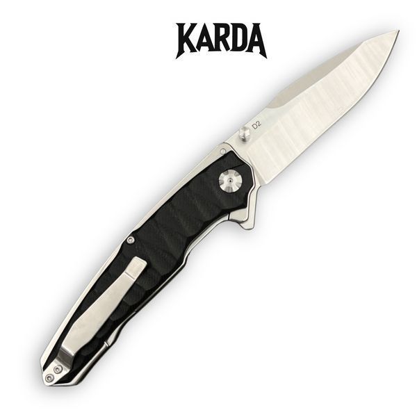 Ніж складний Karda J198 Shark black 1568 фото