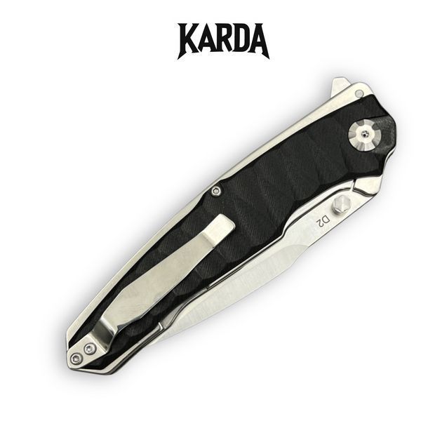 Ніж складний Karda J198 Shark black 1568 фото