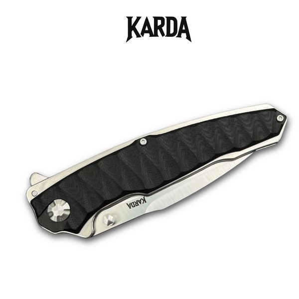 Ніж складний Karda J198 Shark black 1568 фото