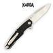 Ніж складний Karda J198 Shark black 1568 фото 3