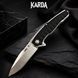 Ніж складний Karda J198 Shark black 1568 фото 1