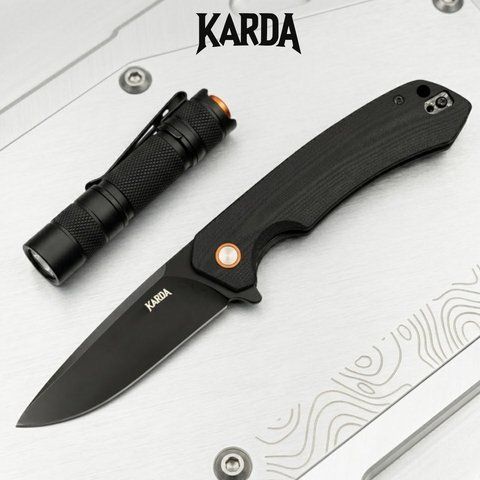 Ніж складний Karda J146 All Black 1554 фото