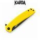 Ніж Складаний KARDA VELES J336 Yellow J336Y фото 4