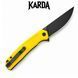 Ніж Складаний KARDA VELES J336 Yellow J336Y фото 3