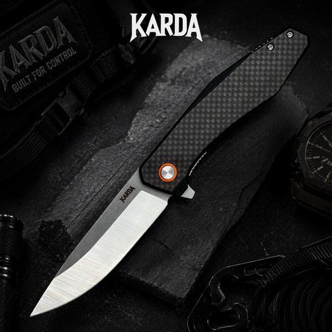 Ніж складний Karda J130 Carbon Handle 1553 фото