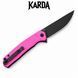 Ніж Складаний KARDA VELES J336 Pink J336P фото 3