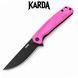 Ніж Складаний KARDA VELES J336 Pink J336P фото 2