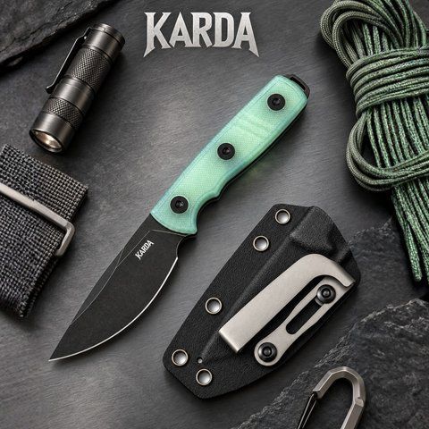 Ніж фіксований KARDA RAVEN Z069 Jade Ghost Z069J фото