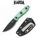 Ніж фіксований KARDA RAVEN Z069 Jade Ghost Z069J фото 2