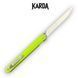 Ніж Складаний KARDA SPARK J097 lime green handle drop blade 1546 фото 3