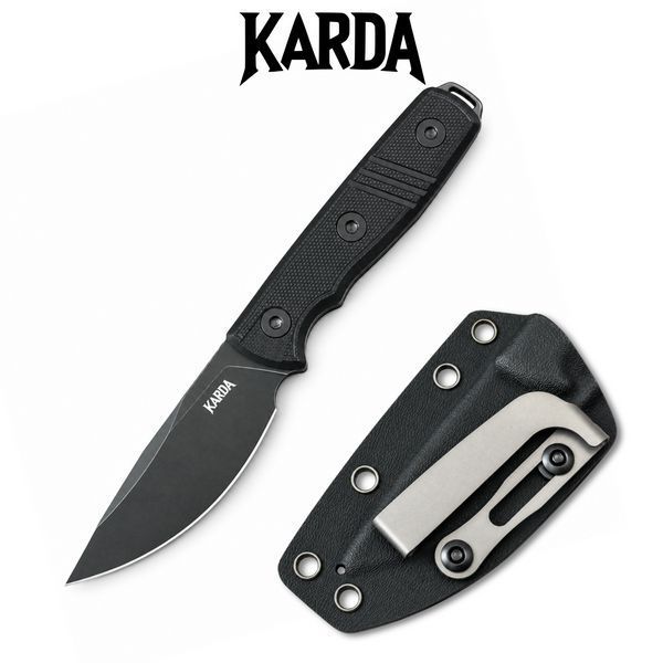 Ніж фіксований KARDA RAVEN Z069 Black Z069B фото