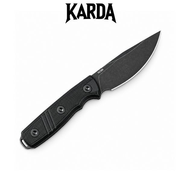 Ніж фіксований KARDA RAVEN Z069 Black Z069B фото