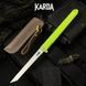 Ніж складний Karda J097 lime green handle tanto blade 1545 фото 1