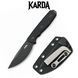 Ніж фіксований KARDA RAVEN Z069 Black Z069B фото 2
