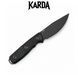 Ніж фіксований KARDA RAVEN Z069 Black Z069B фото 3