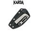 Ніж фіксований KARDA RAVEN Z069 Black Z069B фото 6