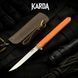 Ніж Складаний Karda J097 orange handle drop blade 1544 фото 1