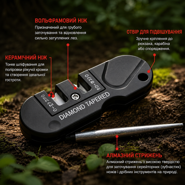 EDC точилка 3в1 432 фото