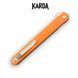 Ніж складний KARDA SPARK J097 orange handle tanto blade 1543 фото 5