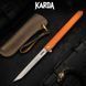 Ніж складний KARDA SPARK J097 orange handle tanto blade 1543 фото 1