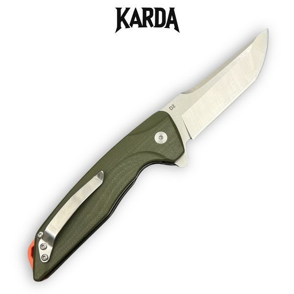 Ніж складний Karda J070 Green 1539 фото