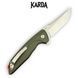 Ніж складний Karda J070 Green 1539 фото 4