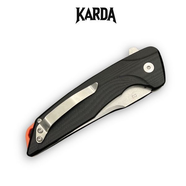 Ніж складний Karda J070 Black 1538 фото