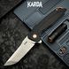 Ніж складний Karda J070 Black 1538 фото 1