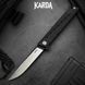 Ніж складний Karda J024 Black Handle Drop-Point 1537 фото 1