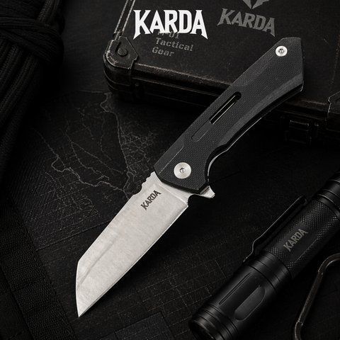 Ніж складний Karda J013 Black 1532 фото
