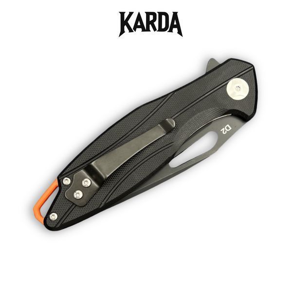 Ніж Складний Karda J008 Black 1527 фото